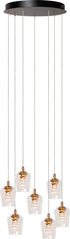 LUCIDE Berliane hanglamp transp. dia 39 LED dimb. 4W