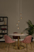 LUCIDE Berliane hanglamp transp. dia 43 LED dimb. 4W