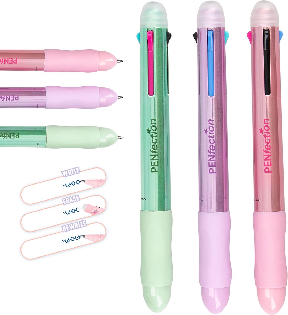 PENFECTION Gelpen 4 kleuren