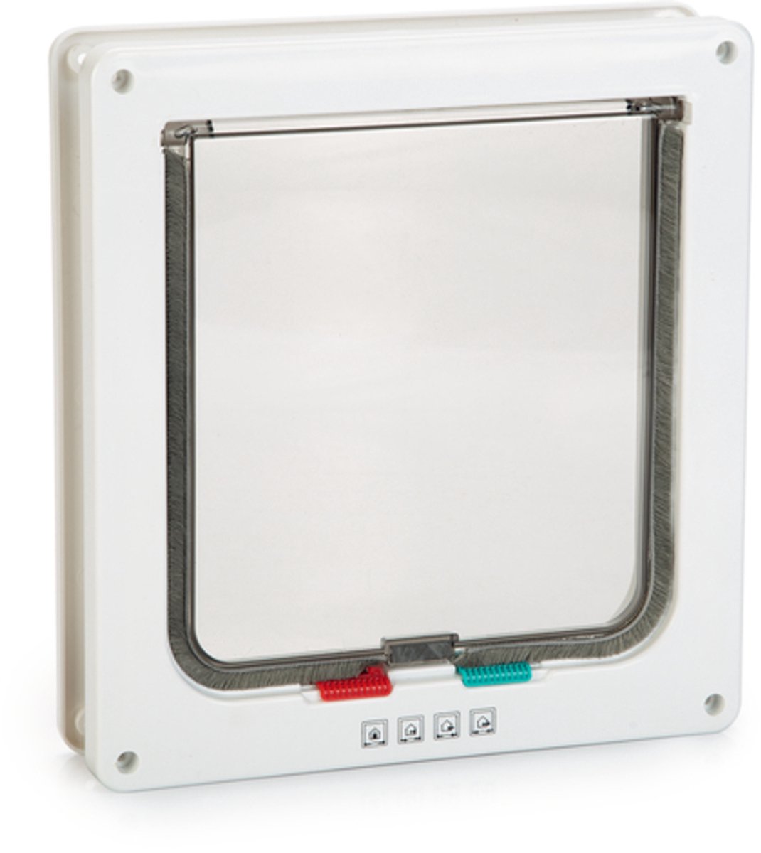 BEEZTEES Kattenluik Muze wit - 19.2x20cm