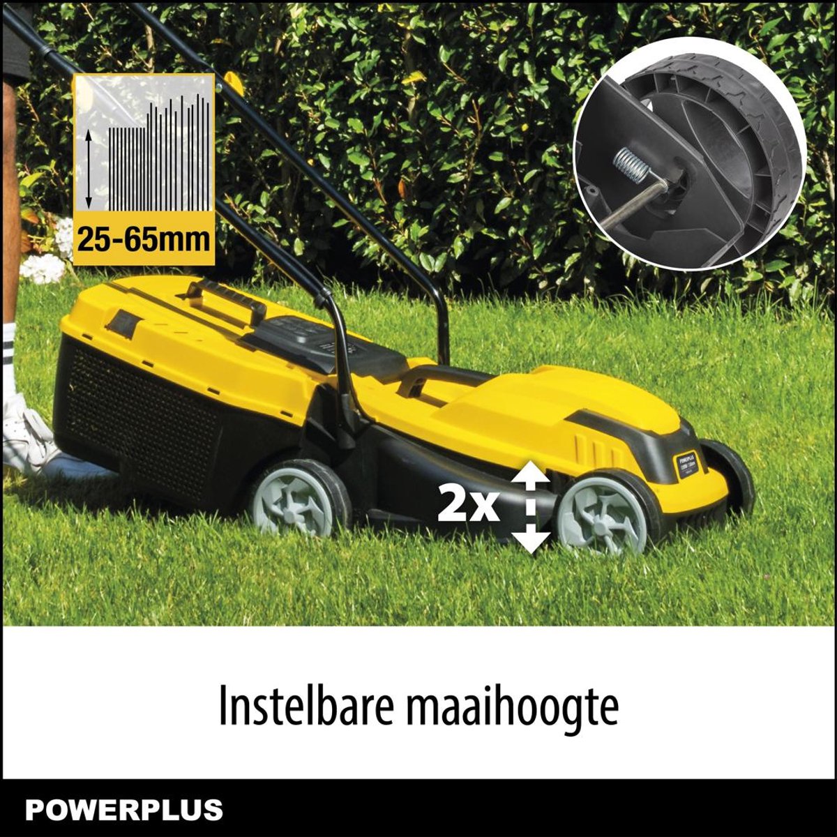 POWERPLUS Grasmaaier 1300W 320mm