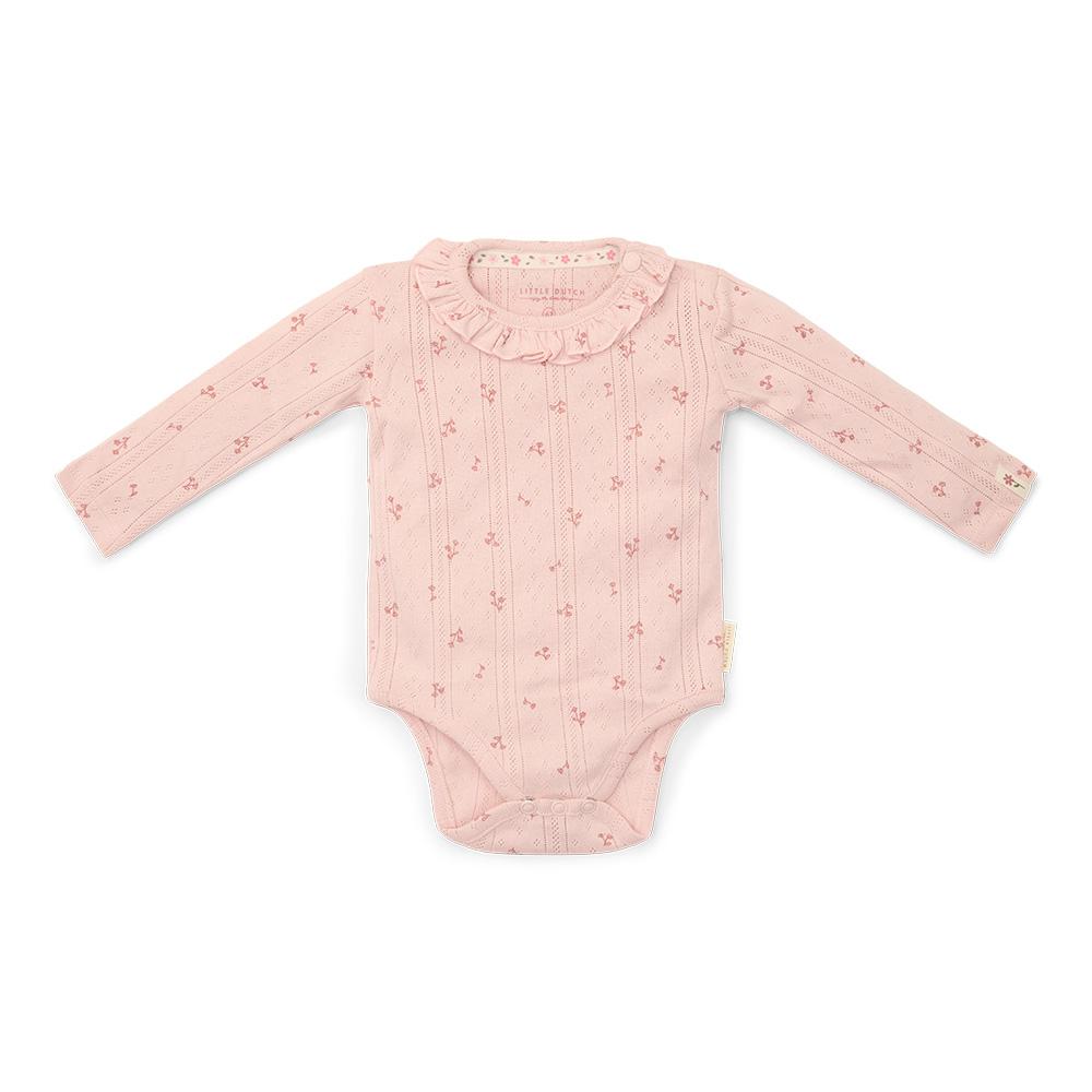 Little Dutch Fairy Flowers - bodysuit met lange mouwen - roze - 44