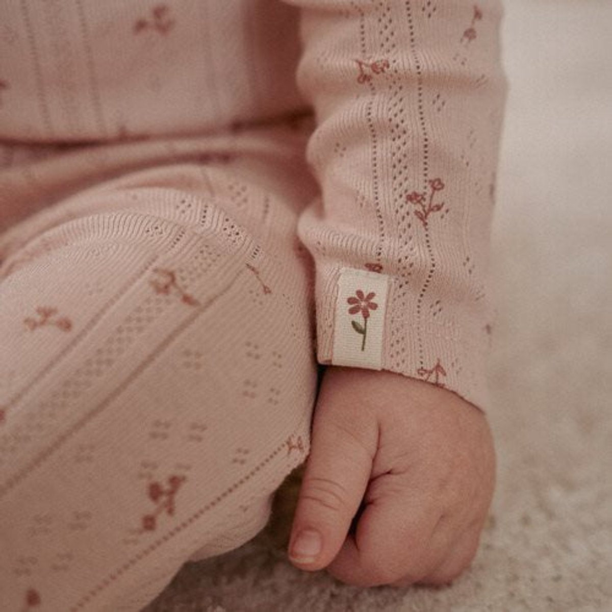 Little Dutch Fairy Flowers - leggings - roze - 62
