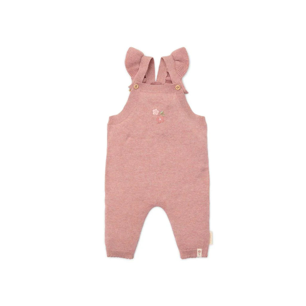 Little Dutch Fairy Pink - knitted one-piece suit - oud roze - 56