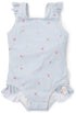 Little Dutch Sunny Flowers - badpak - blauw - 74/80