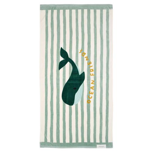 Little Dutch stranddoek streep - blauw