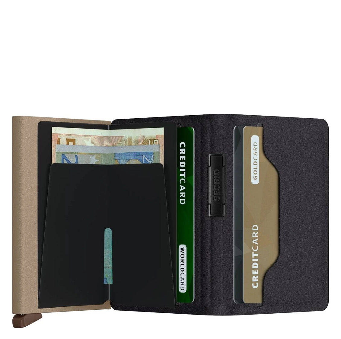 SECRID Band wallet - liba zwart/ olive