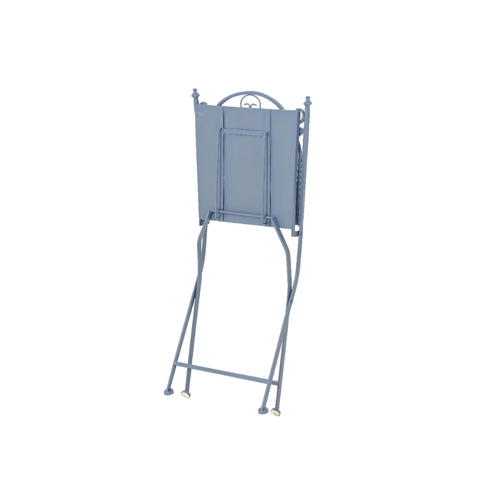 Sorrento bistrostoel ijzer outdoor - 38x50x89cm - blauw