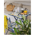 Sorrento bistrostoel ijzer outdoor - 38x50x89cm - blauw