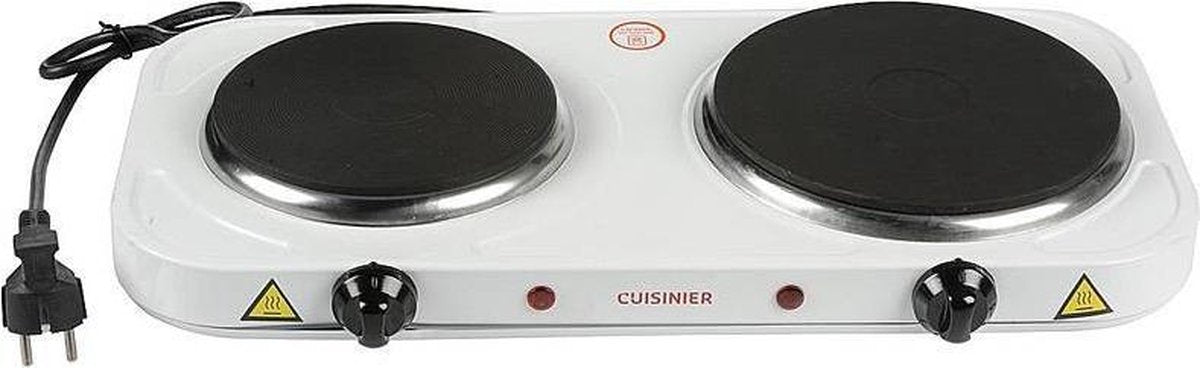Kookplaat Dubbel 1000/1500W