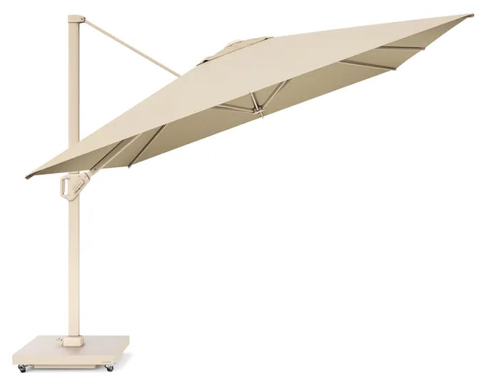 CHALLENGER T1 Premium parasol 4x3m - doek champagne/ sandstone excl. voet
