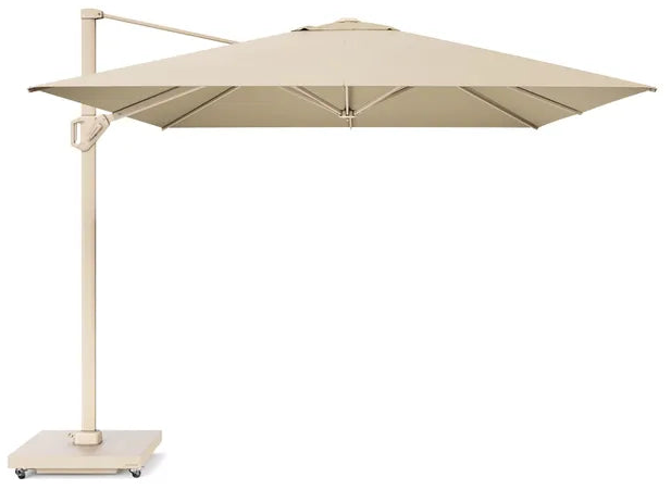 CHALLENGER T1 Premium parasol 4x3m - doek champagne/ sandstone excl. voet