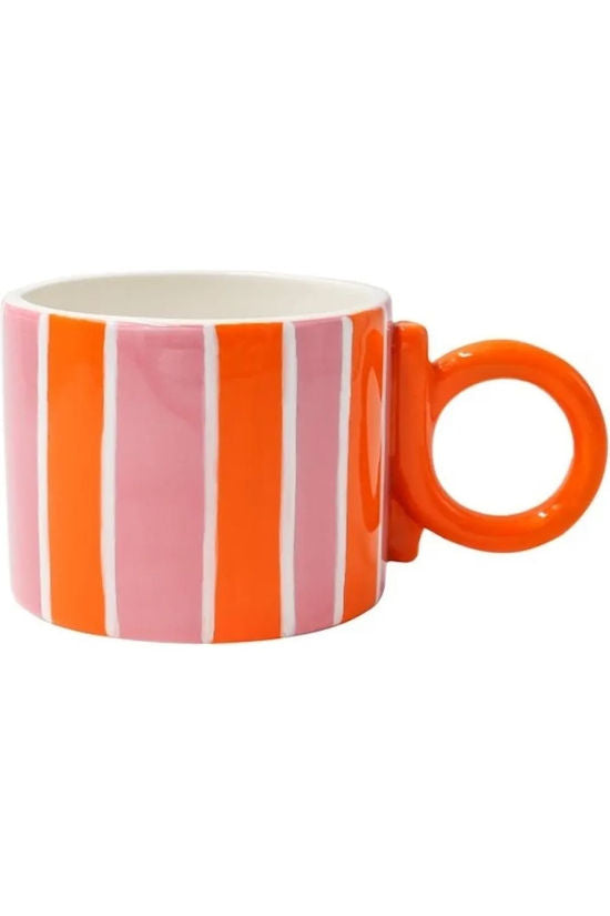 QUE RICO Ines mug - rayas bailarinas