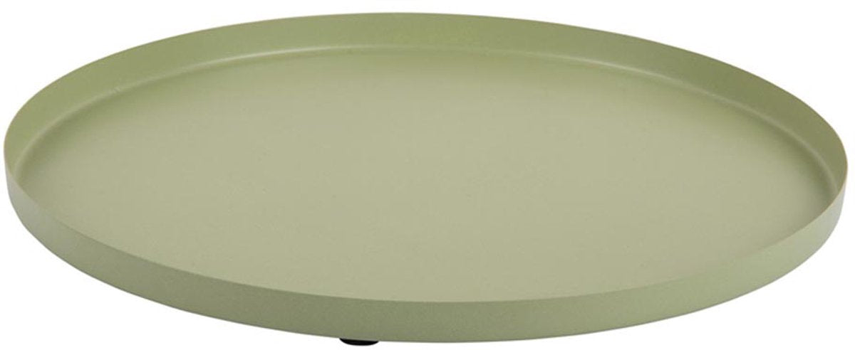 Present Time Servir dienblad rond - thee groen - Smal