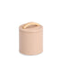 ZELLER Voorraadpot 850ml - metaal/rubber - almond