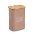 ZELLER Voorraaddoos Kitchen 3500ml - bamboo/metaal - mocca