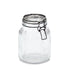 ZELLER Bewaarpot glas 1400ml met clip