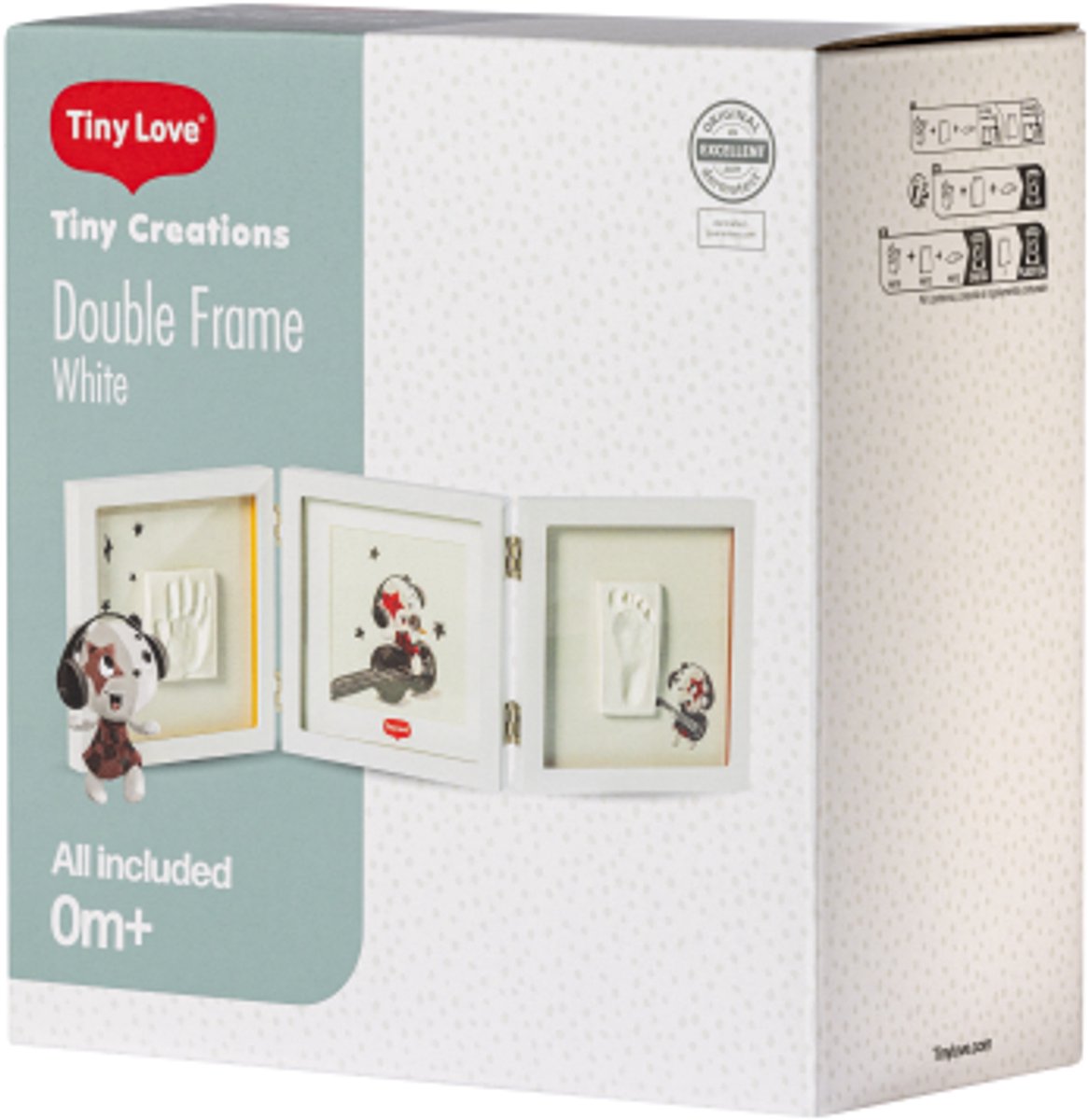 TINY LOVE Double frame white tc