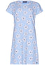 PASTUNETTE Dames slaapkleedje - blauw - 38