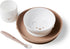 NATTOU Eetsetje 4dlg - wit/ licht taupe