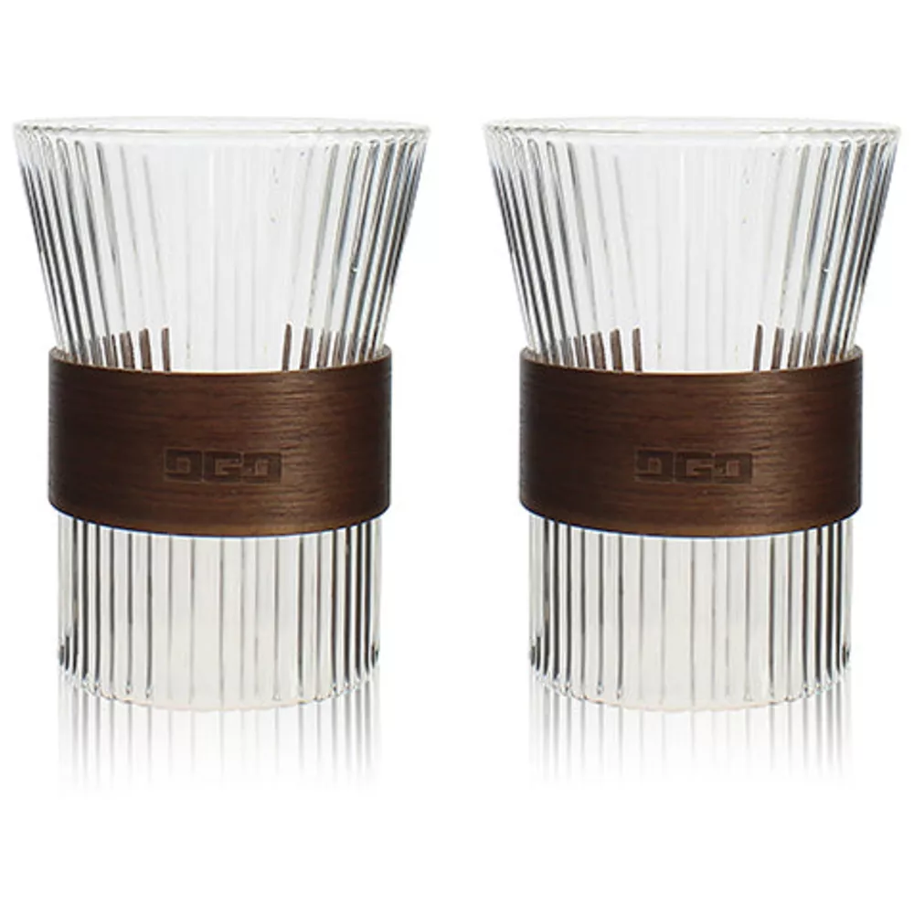 OGO Karl 2 tassen 325ml - transparant