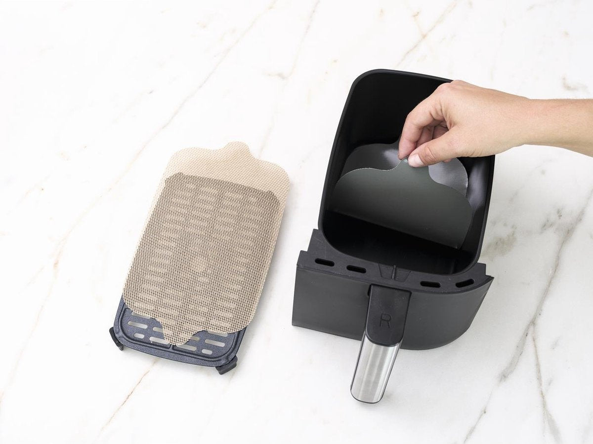 NOSTIK Beschermfolie silicone dubbele airfryer 4st.- 14x25cm