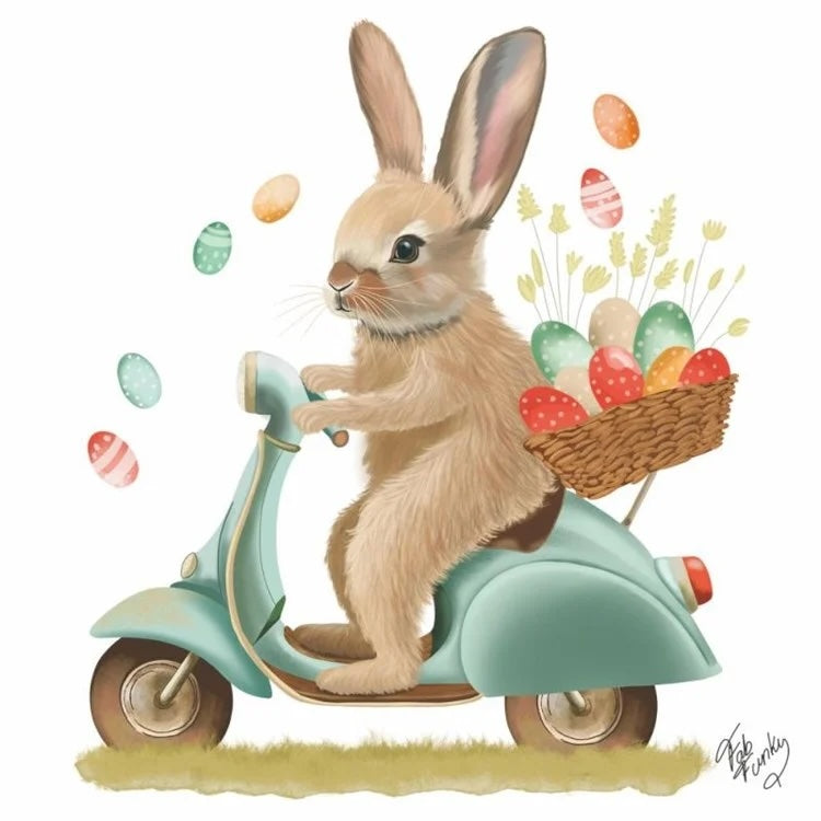 PPD Servetten - 33x33cm - Bunny Dash