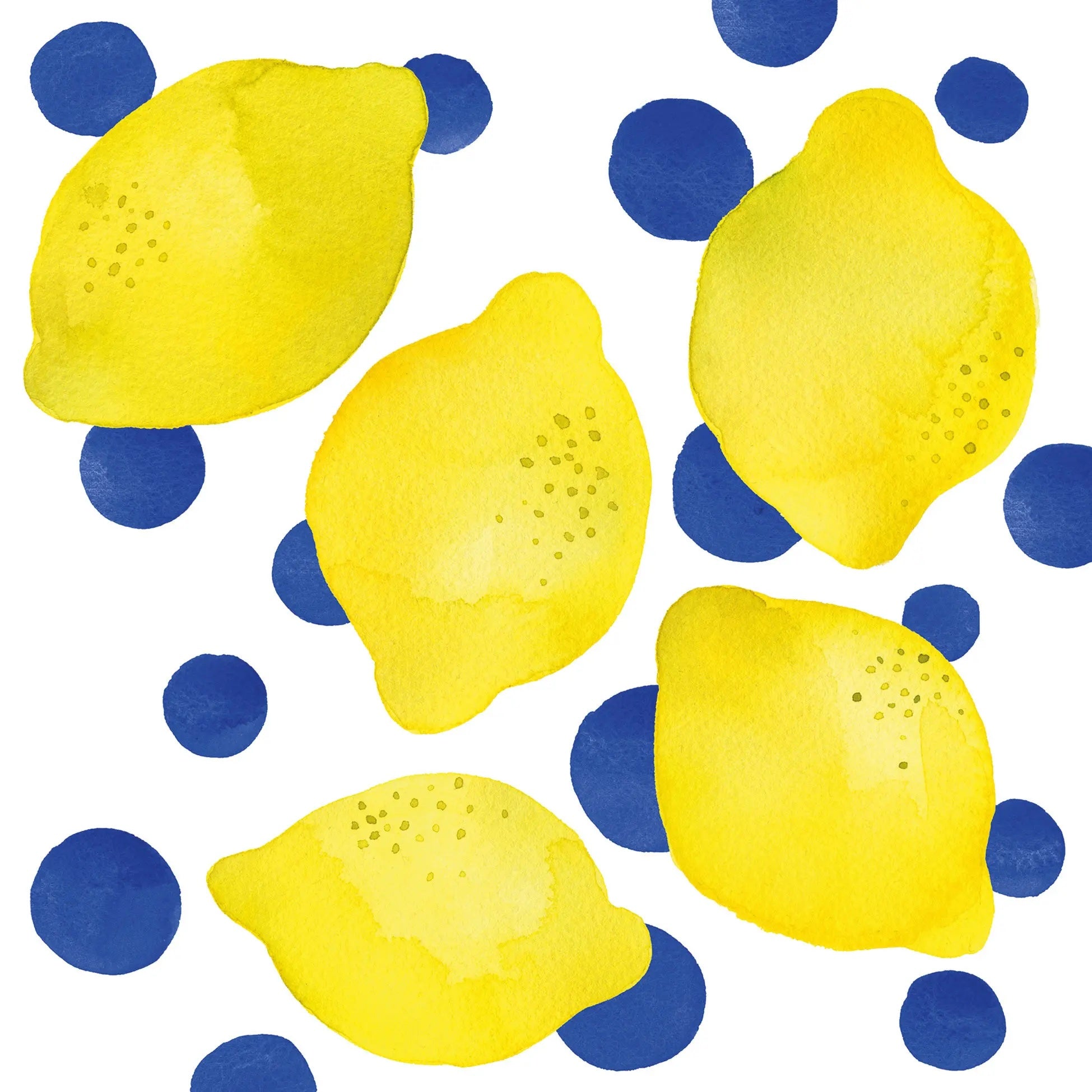 PPD Servetten - 33x33cm - Lemon & Dots
