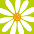 PPD Servetten - 33x33cm - Happy flower green