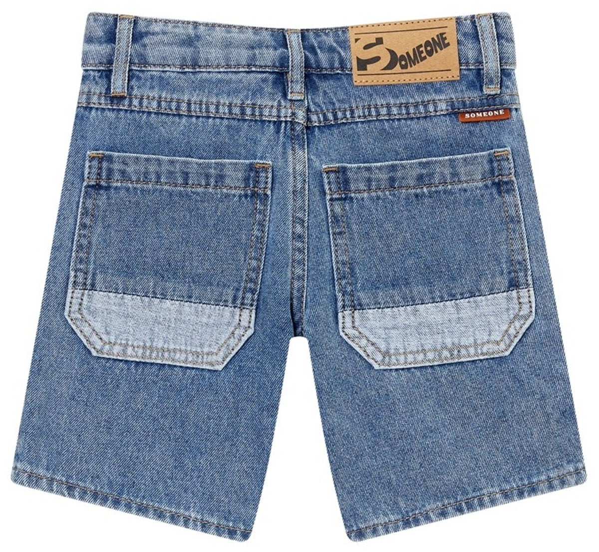 SOMEONE B Jeansshort MULLER - blauw- 110