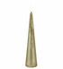 Kegelkaars LED ko Lyon 5x25cm - goud