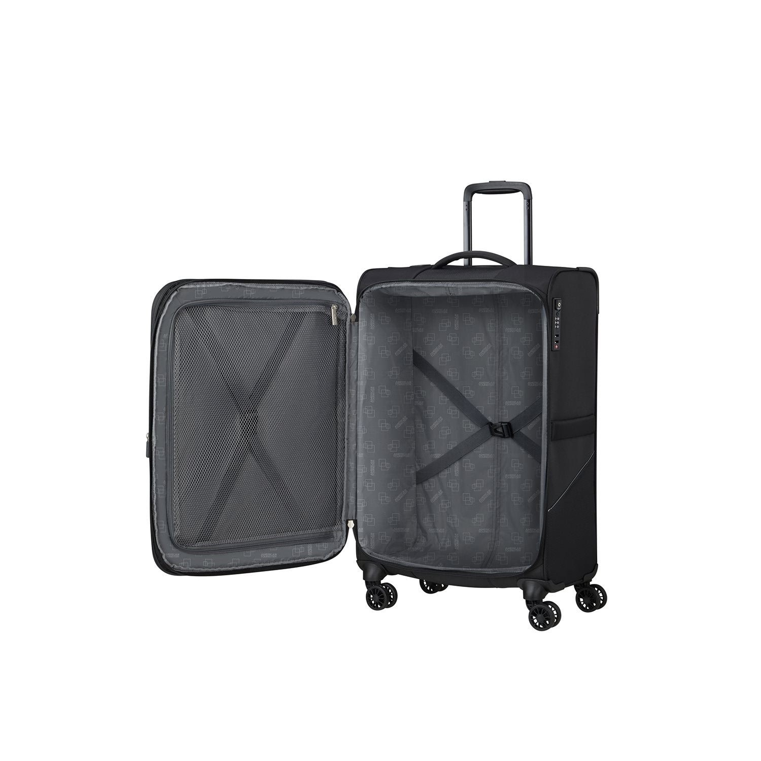 American Tourister SUMMERRIDE spinner m exp tsa black