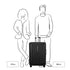 SAMSONITE Essens spinner reiskoffer - 75x28cm 4wielen - glacier