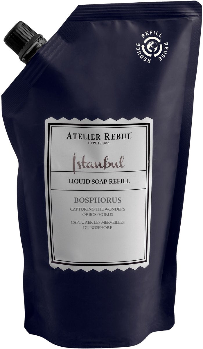 ATELIER REBUL Istanbul Bosphorus - Vloeibare zeep vulling 500ml