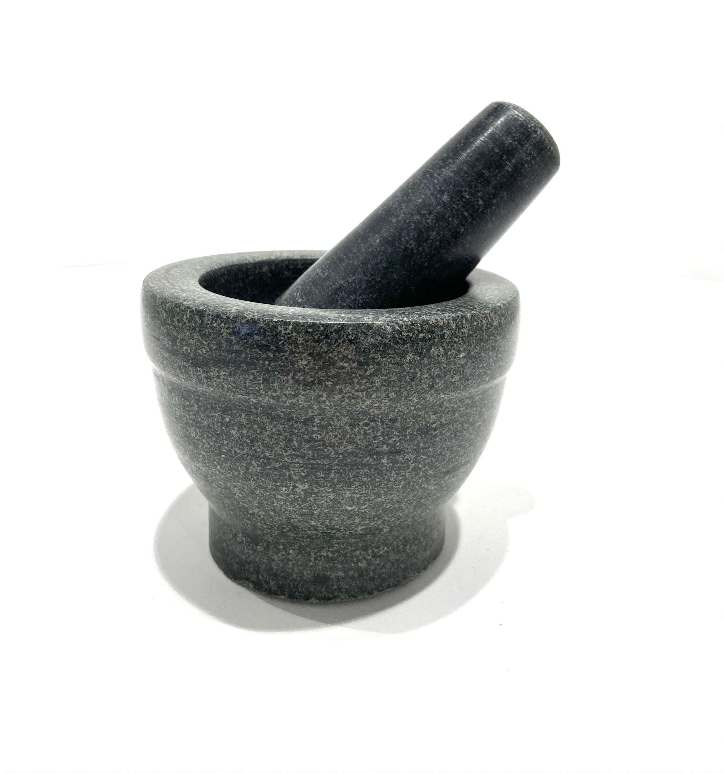 Vijzel graniet zwart 11,5x9,5cm
