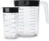 BRABANTIA Tasty+ Maatbeker set, 2-delig transparent