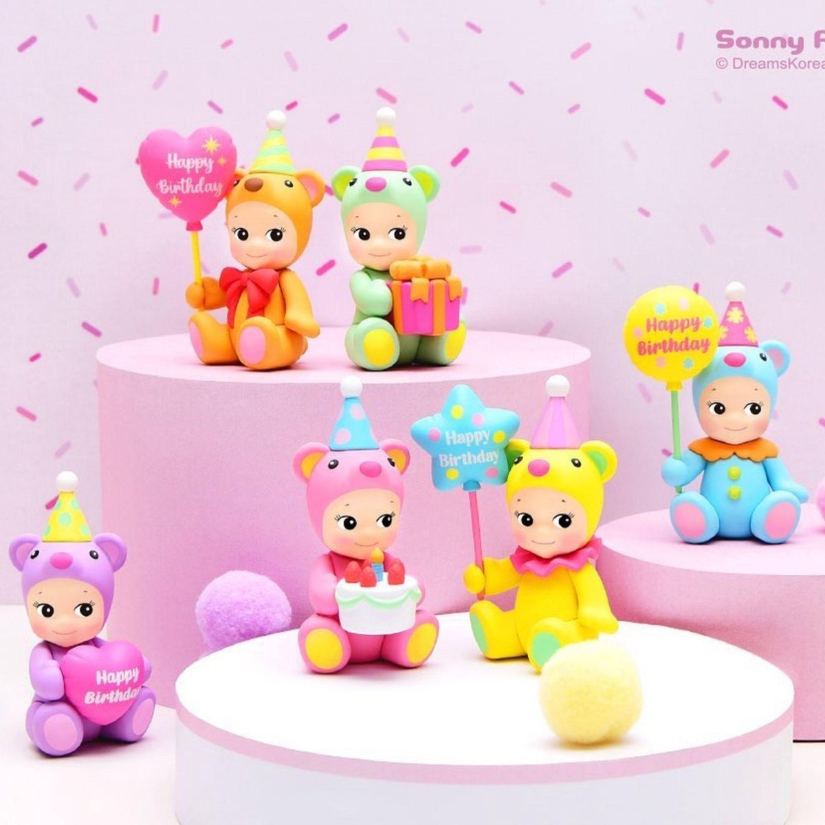 SONNY ANGEL - Birthday gift bear series