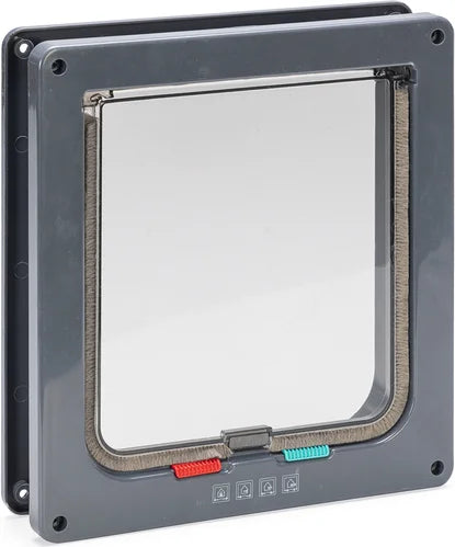 BEEZTEES Kattenluik Muze antraciet 23,5x25,2cm