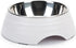 BEEZTEES Hondenvoerbak Rimpu wit - 17,5cm RVS/Melamine