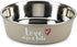 BEEZTEES Hondenvoerbak Love at first bite - 21cm Grijs - RVS