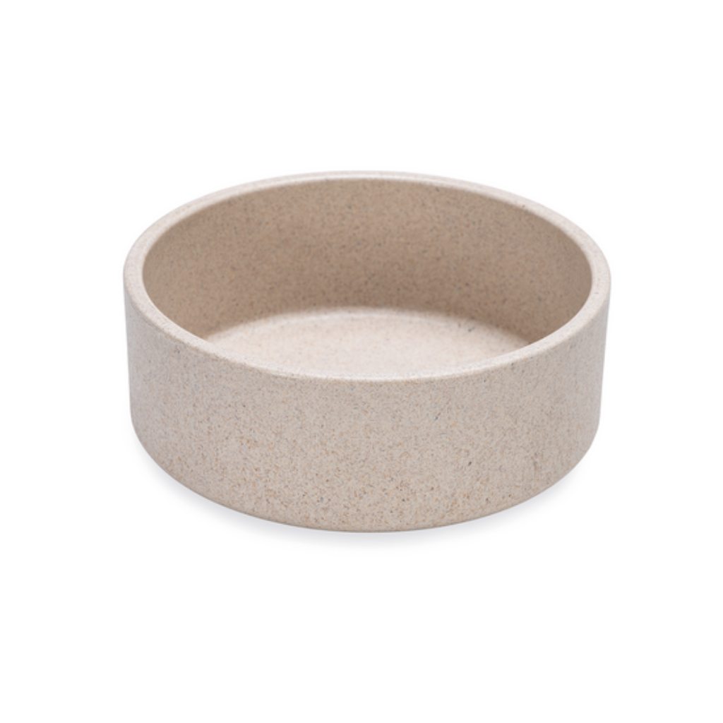 Designed by Lotte Hondenvoerbak NOOR beige - 14cm Bamboo