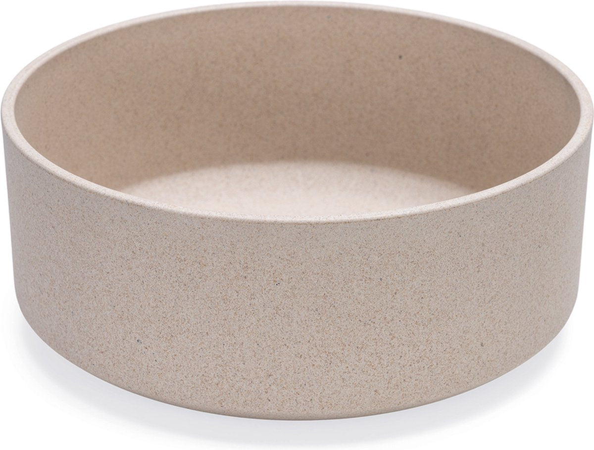 Designed by Lotte Hondenvoerbak NOOR beige - 21cm Bamboo