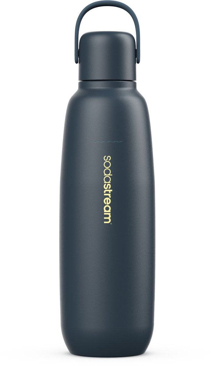 SODASTREAM Fles 0.9L all metal bottle - storm