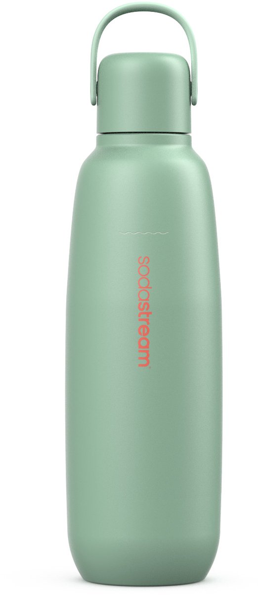 SODASTREAM Fles 0.9L all metal bottle - mint