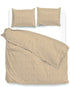 ZOHOME Lino dekbedovertrek - 260x220cm - tan brown