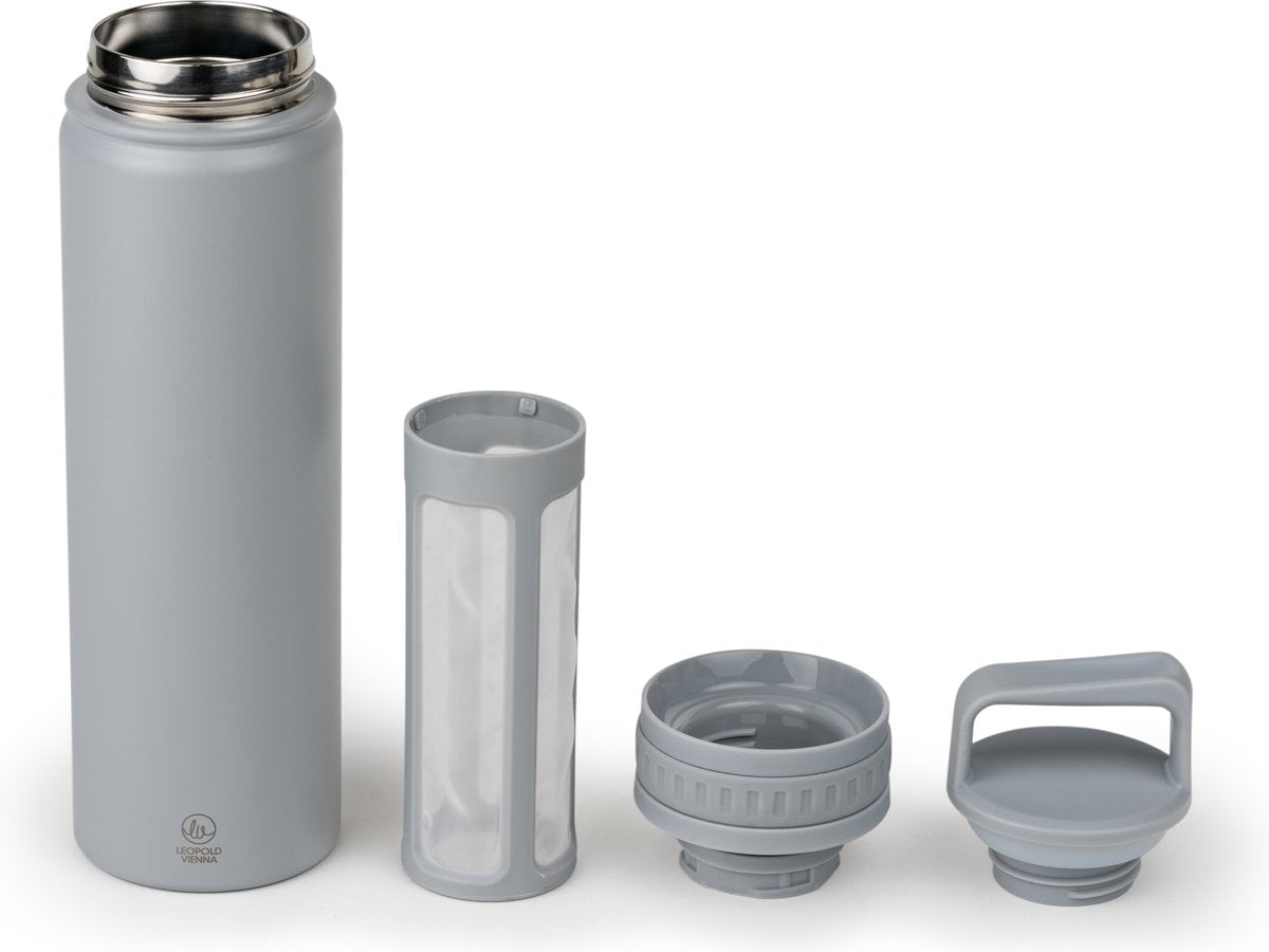 LEOPOLD Moshi cold brew infuser fles - grijs