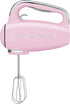 SMEG Handmixer met acc.- roze