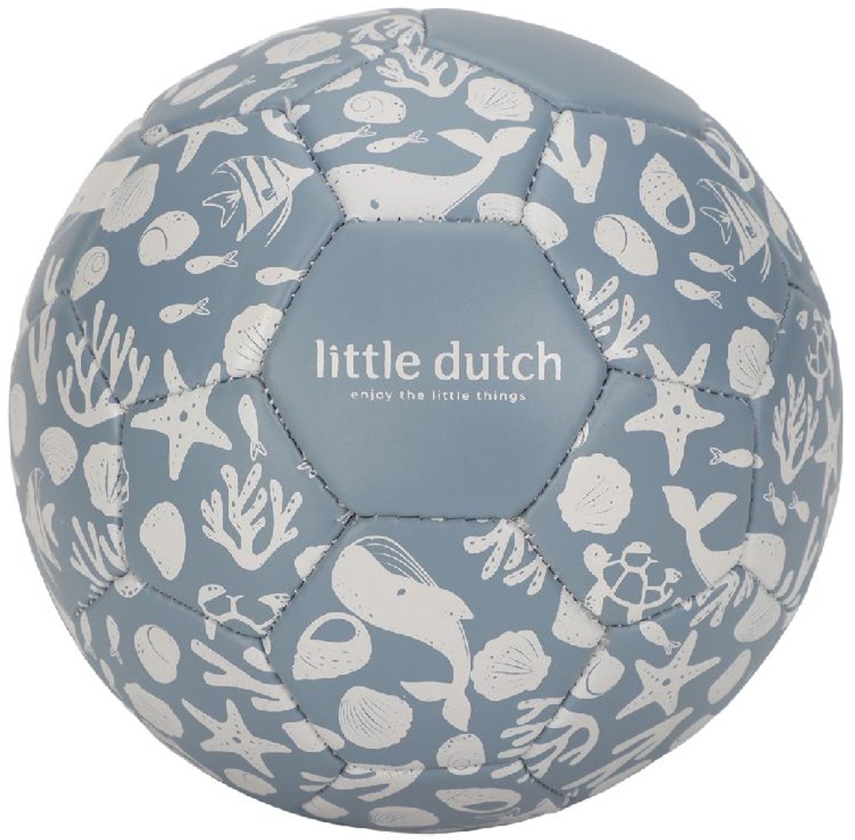 LITTLE DUTCH Mini bal 16cm - blauw