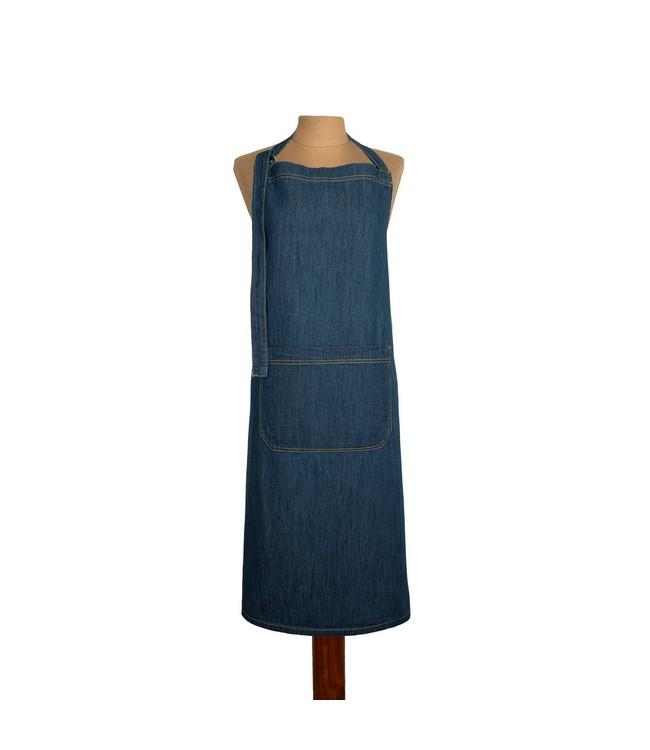 CHEF Schort - 70x90cm - jeans denim