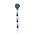 NATTOU Fopspeenhouder silicone - marine blauw